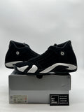 Jordan 14 Retro Black White 12 (Lightly Worn Pre-Owned) - Image 1