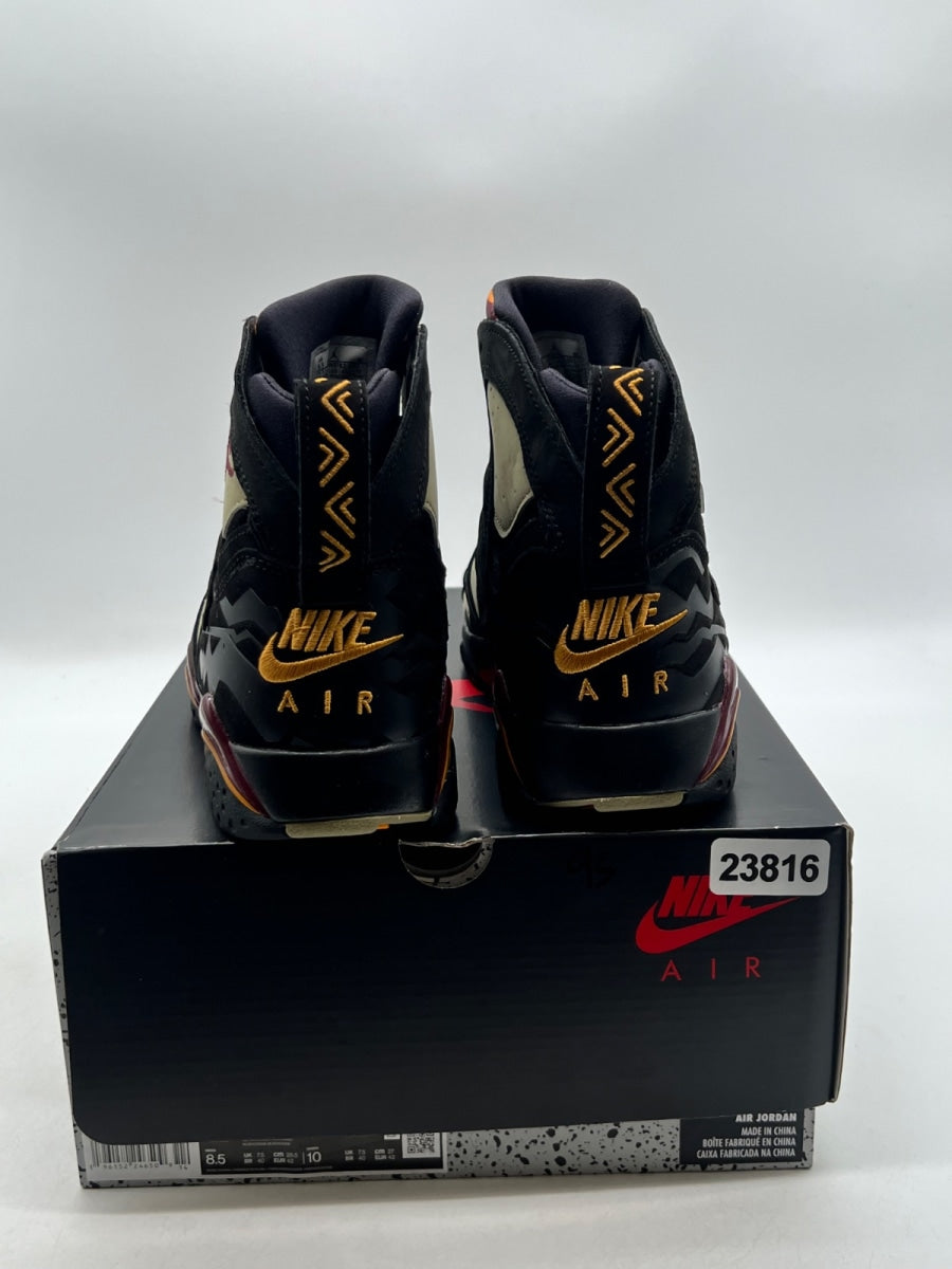 Jordan 7 Retro Black Olive 8.5 (Lightly Worn Pre-Owned)JordanBlack/Cherrywood Red-Neutral Olive-Chutney - Image 3
