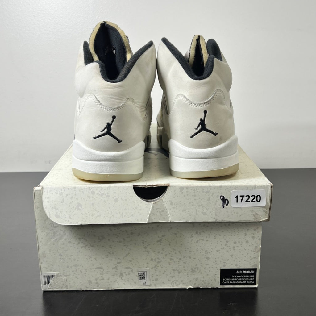 Jordan 5 Retro SE Sail 9.5 (Heavily Worn Pre-Owned)JordanSail/Black/Light Orewood Brown/Coconut Milk - Image 5