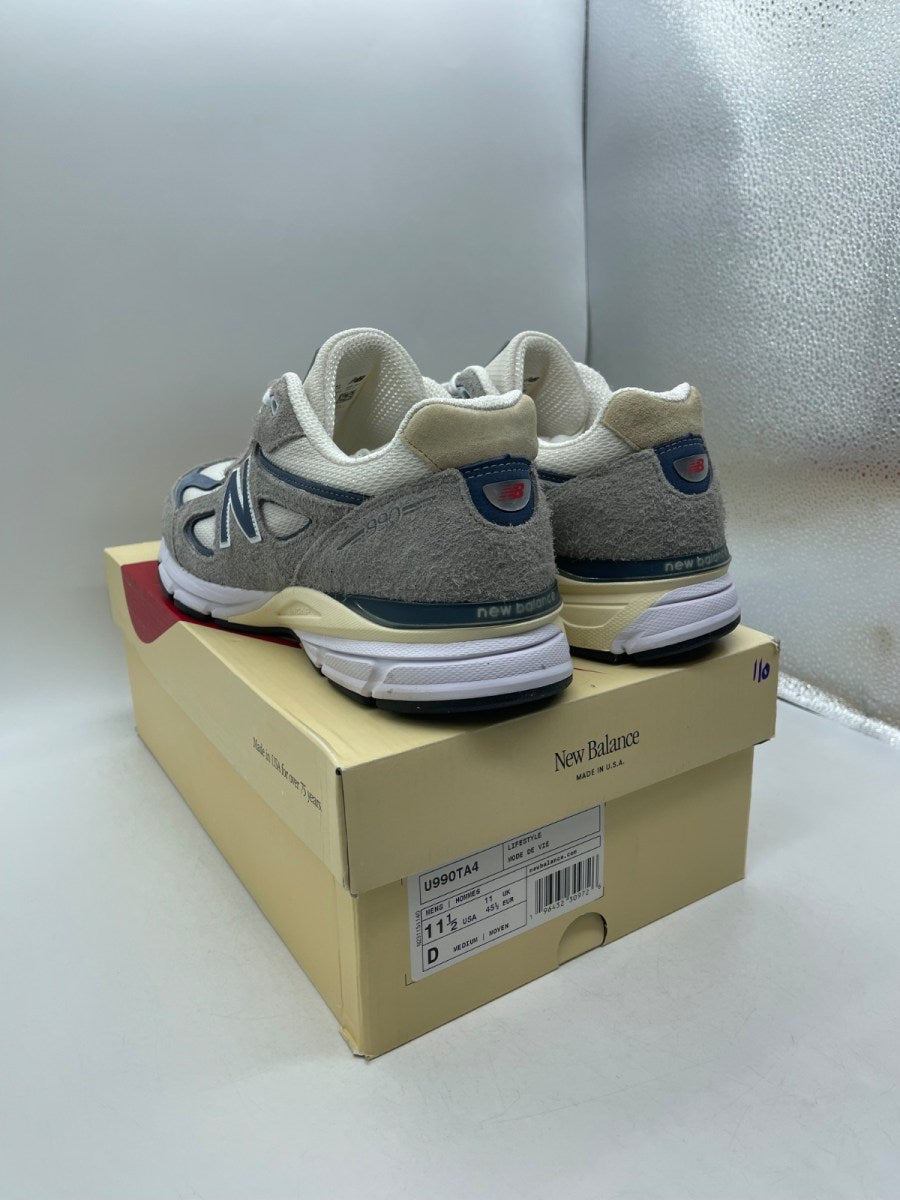 New Balance 990v4 MiUSA Grey Day (2023) 11.5 (Moderately Worn Pre-Owned)New BalanceMarblehead/Vintage Indigo - Image 4