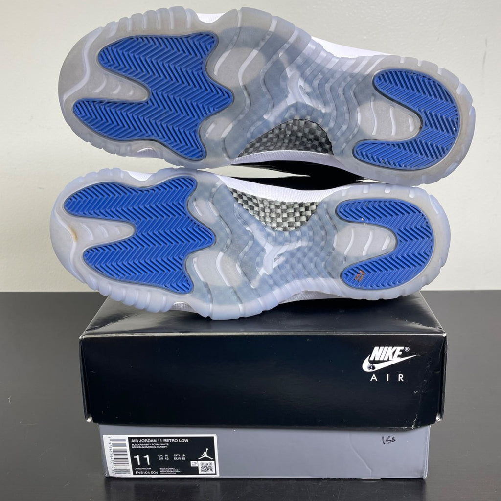 Jordan 11 Retro Low Space Jam 11 (Lightly Worn Pre-Owned)JordanBlack/Varsity Royal/White - Image 5