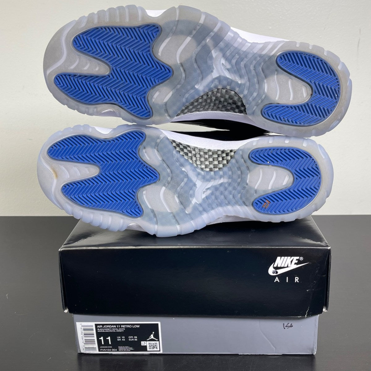 Jordan 11 Retro Low Space Jam 11 (Lightly Worn Pre-Owned)JordanBlack/Varsity Royal/White - Image 5
