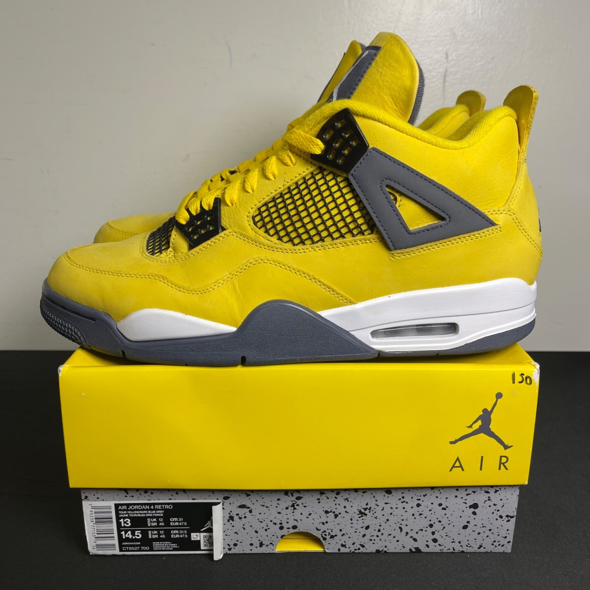 Jordan 4 Retro Lightning (2021) (Size 13) - aux