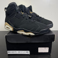Jordan 6 Retro DMP (2020) 10 (Moderately Worn Pre-Owned)JordanBlack/Metallic Gold - Image 1