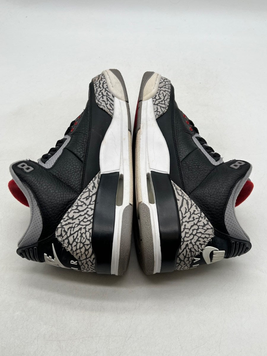 Jordan 3 Retro Black Cement (2018) 10.5 (Moderately Worn Pre-Owned) - Image 8