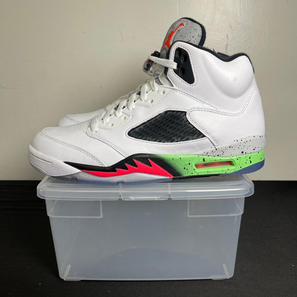 Jordan 5 Retro Poison Green (Size 10) - aux