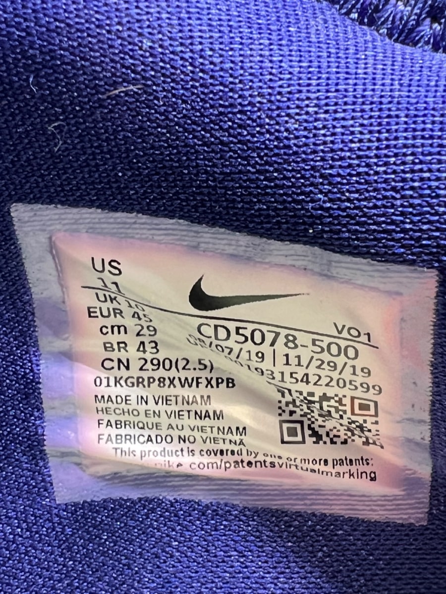 Nike PG 4 Gatorade 11 (Lightly Worn Pre-Owned)NikeRegency Purple/Barely Volt-Total Orange-Regency Purple - Image 7