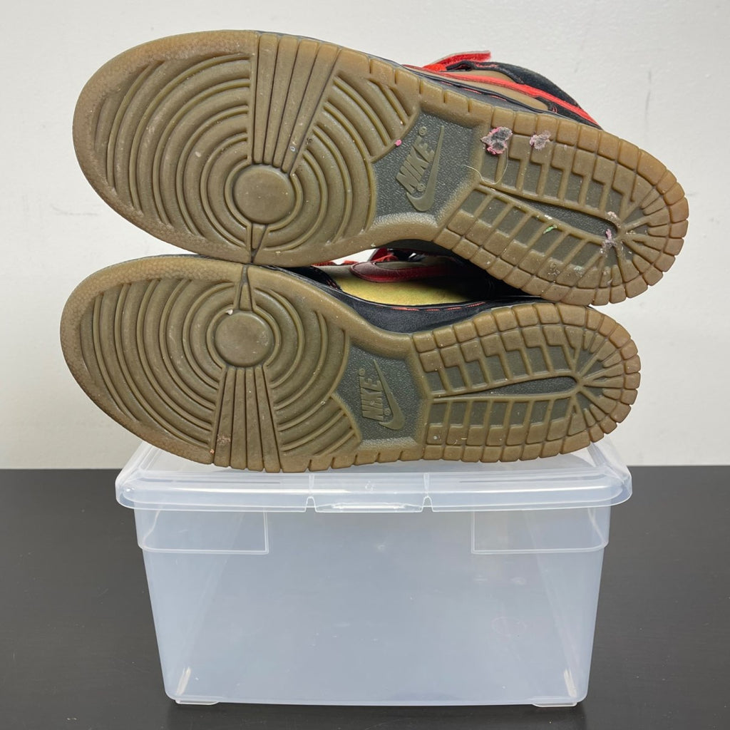 Nike SB Dunk Mid Money Cat 8.5 (Moderately Worn Pre-Owned)NikeBlack/Chile Red - Image 5