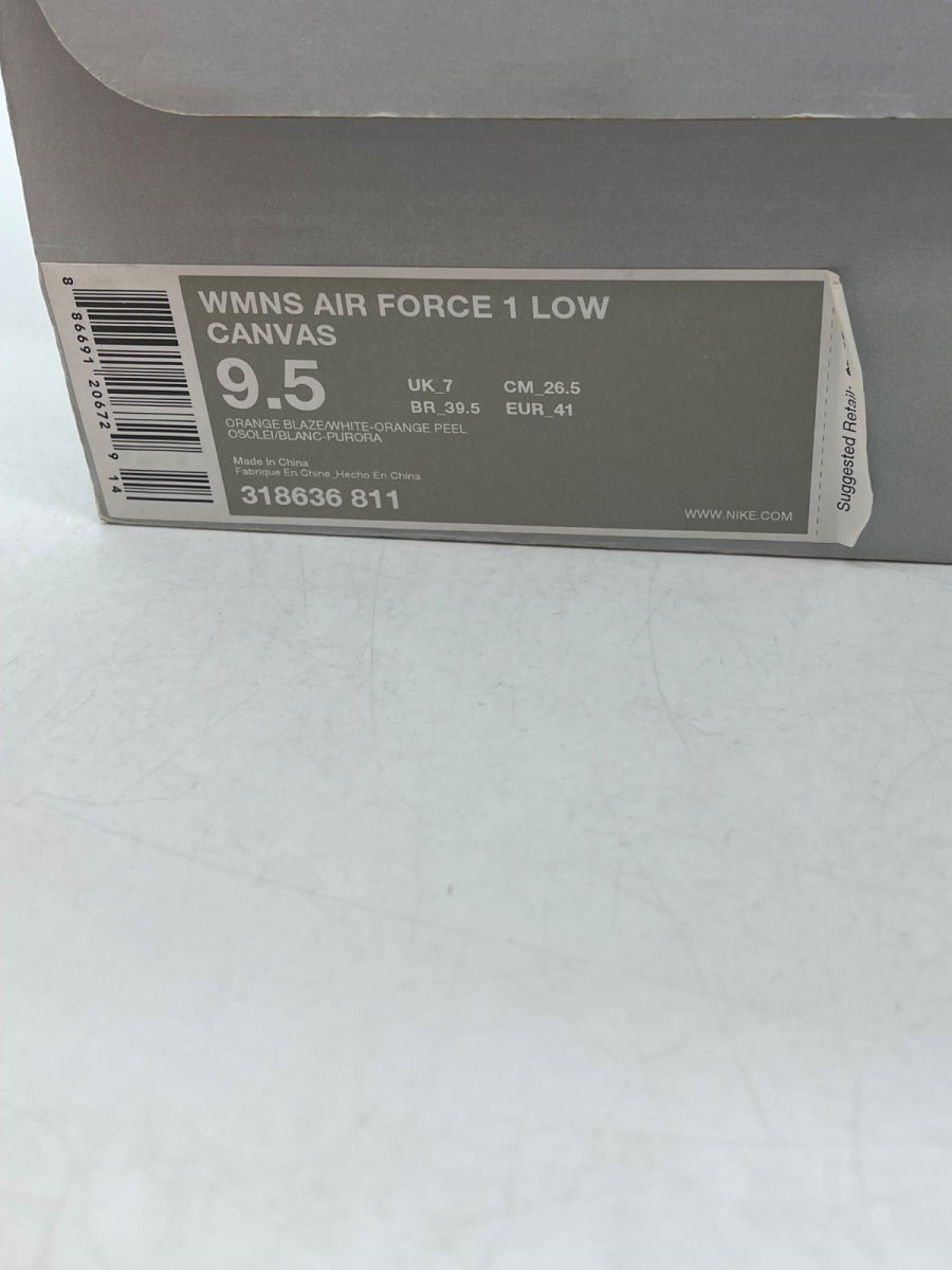 Nike Wmns Air Force 1 Low Canvas 9.5 (Moderately Worn Pre-Owned) - Image 9