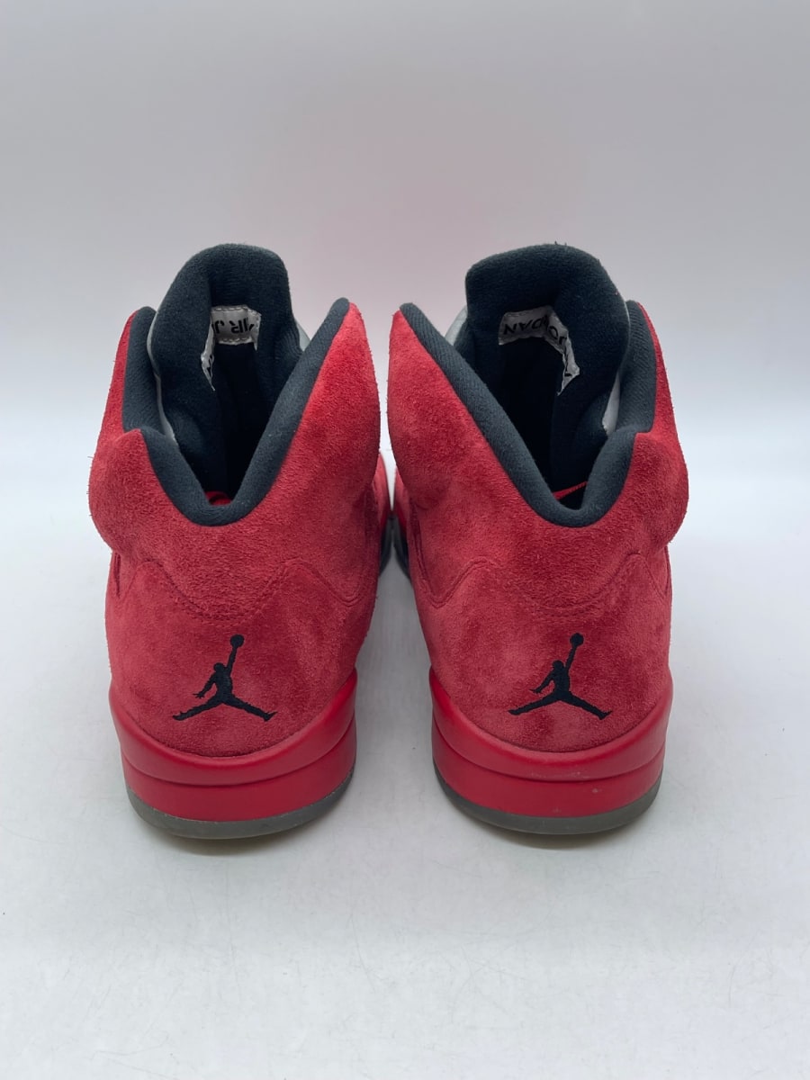 Jordan 5 Retro Red Suede 13 (Moderately Worn Pre-Owned)JordanUniversity Red/Black - Image 3