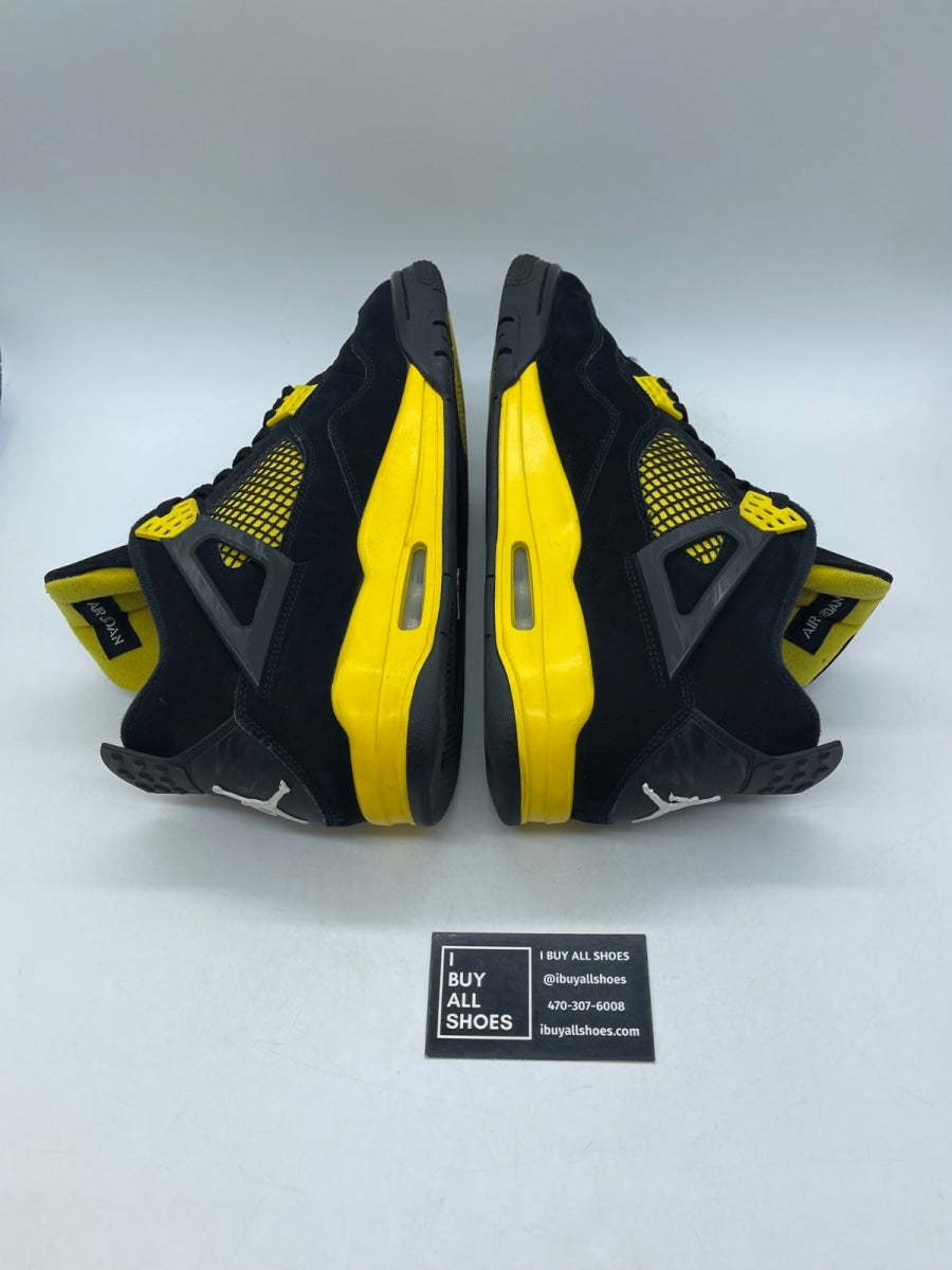 Jordan 4 Retro Thunder (2023) 11.5 (Moderately Worn Pre-Owned) - Image 6