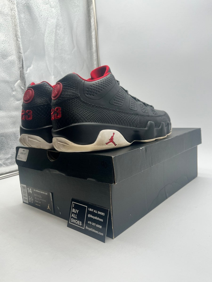 Jordan 9 Retro Low Snakeskin 14 (Moderately Worn Pre-Owned) - Image 5