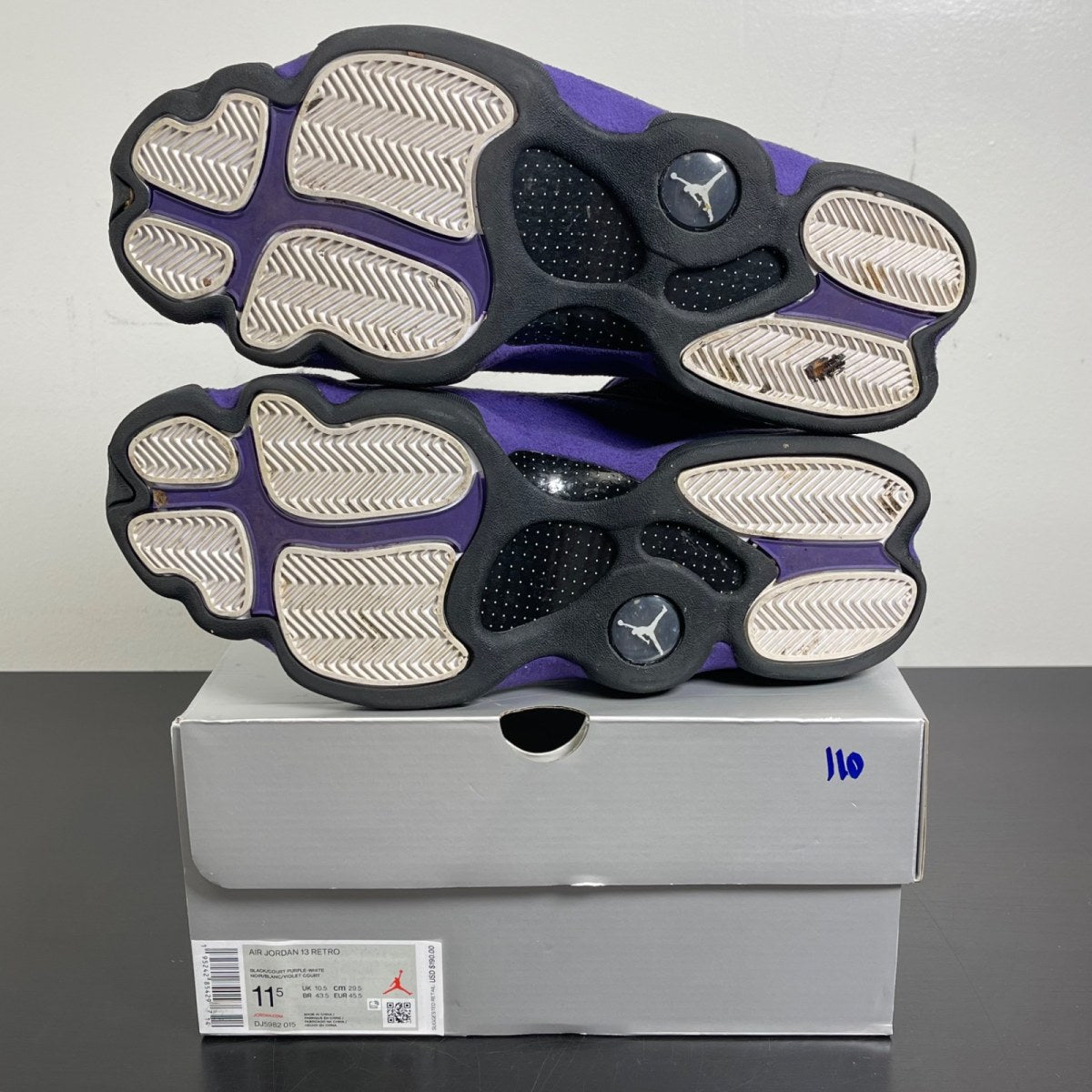 Jordan 13 Retro Court Purple 11.5 (Moderately Worn Pre-Owned)JordanBlack/Court Purple-White - Image 5