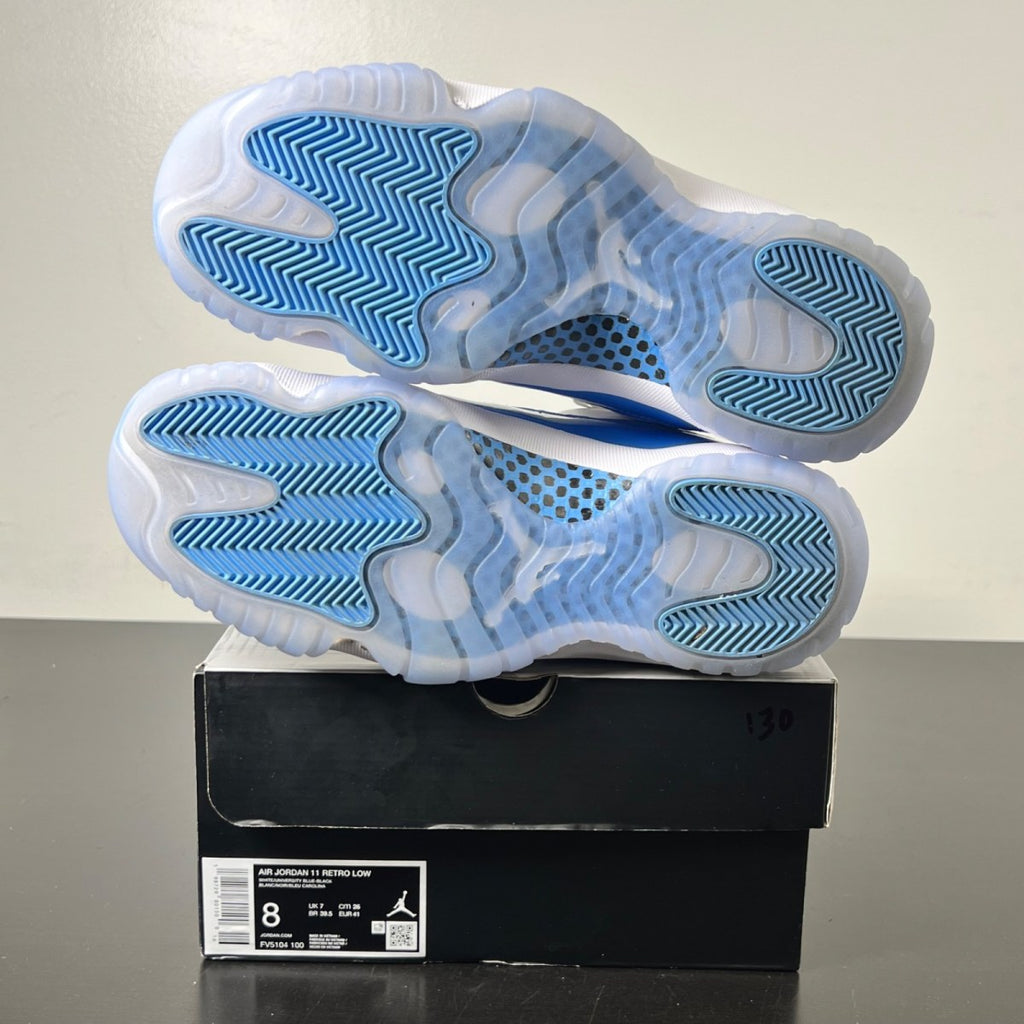 Jordan 11 Retro Low University Blue (2026) 8 (VNDS Pre-Owned)JordanWhite/University Blue/Black - Image 6
