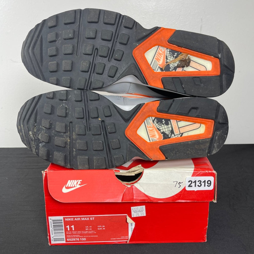 Nike Air Max ST 'White Grey Mango' 11 (Moderately Worn Pre-Owned)Nike - Image 5