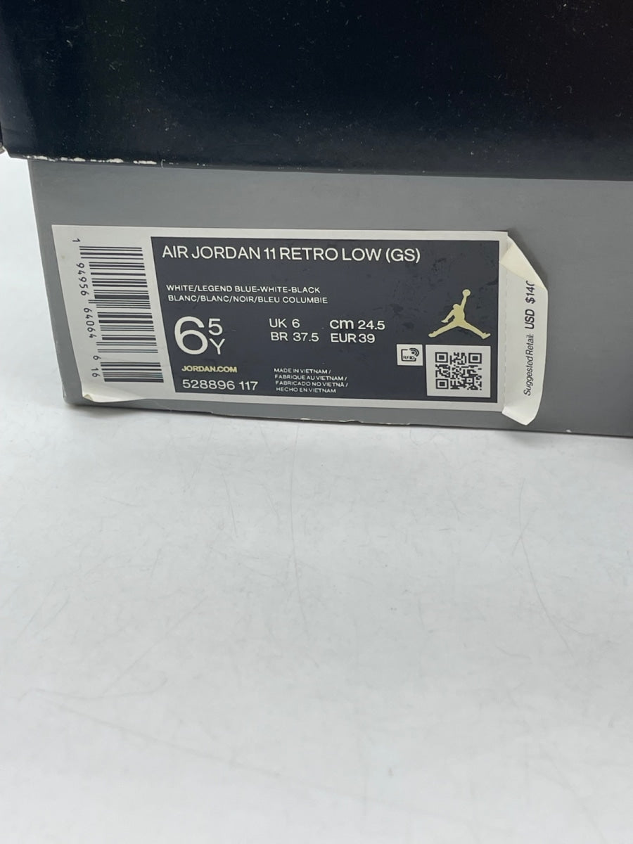 Jordan 11 Retro Low Legend Blue (GS) 6.5Y (Moderately Worn Pre-Owned) - Image 9