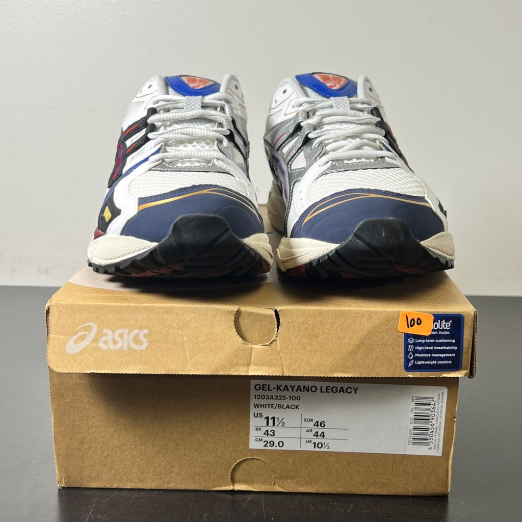 ASICS Gel-Kayano Legacy White Black Red Blue 11.5 (Lightly Worn Pre-Owned)ASICSWhite/Black - Image 2