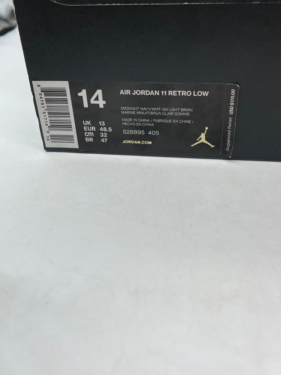 Jordan 11 Retro Low Midnight Navy 14 (Moderately Worn Pre-Owned) - Image 9