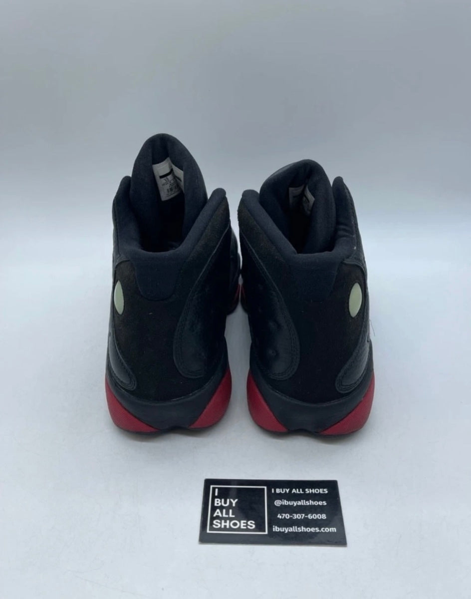Jordan 13 Retro Dirty Bred 12 (Moderately Worn Pre-Owned)JordanBlack/Gym Red-Black - Image 3