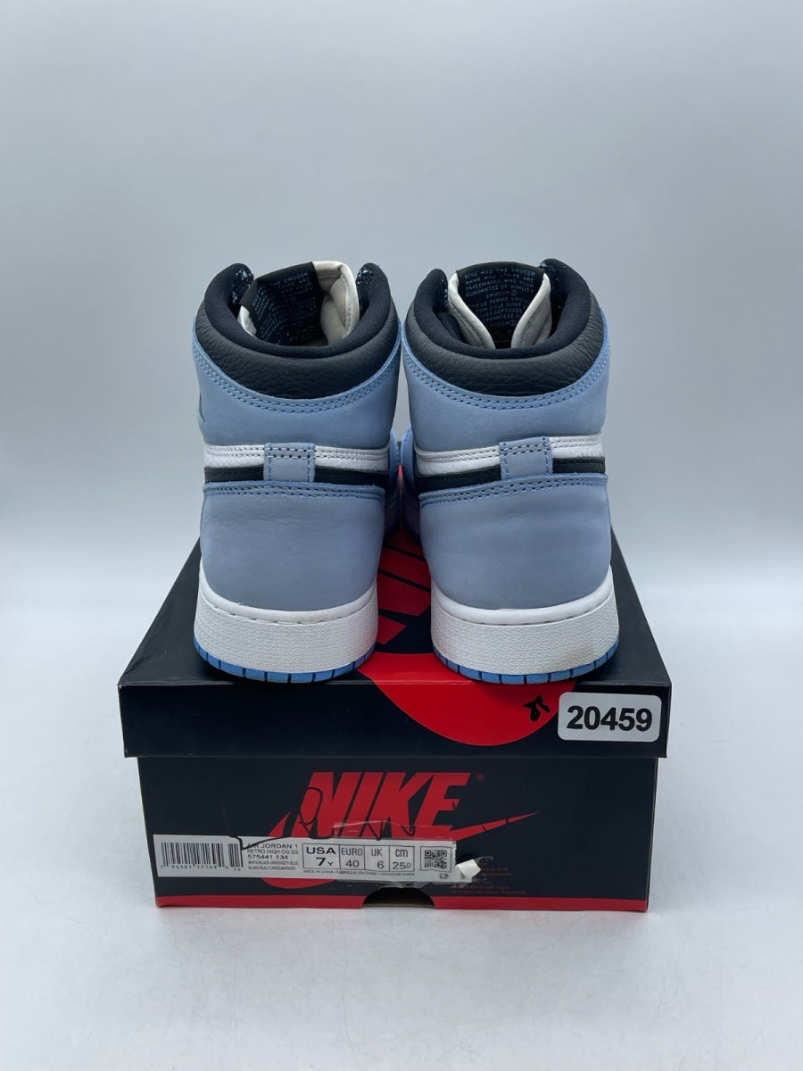 Jordan 1 Retro High OG University Blue (GS) 7Y (Moderately Worn Pre-Owned) - Image 3