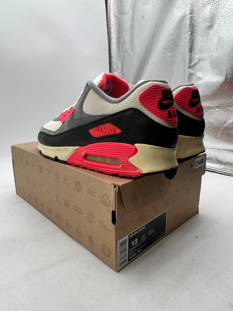 Nike Air Max 90 Infrared Vintage (2013) 13 (Moderately Worn Pre-Owned) - Image 6