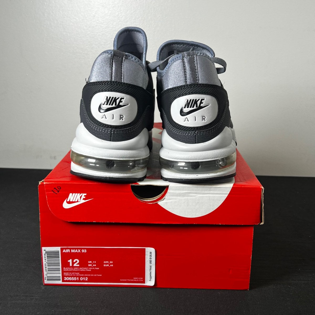 Nike Air Max 93 'Neutral Indigo' 12 (New Pre-Owned)Nike - Image 5