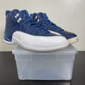Jordan 12 Retro Indigo 10.5 (Moderately Worn Pre-Owned)JordanStone Blue/Legend Blue-Obsidian - Image 1