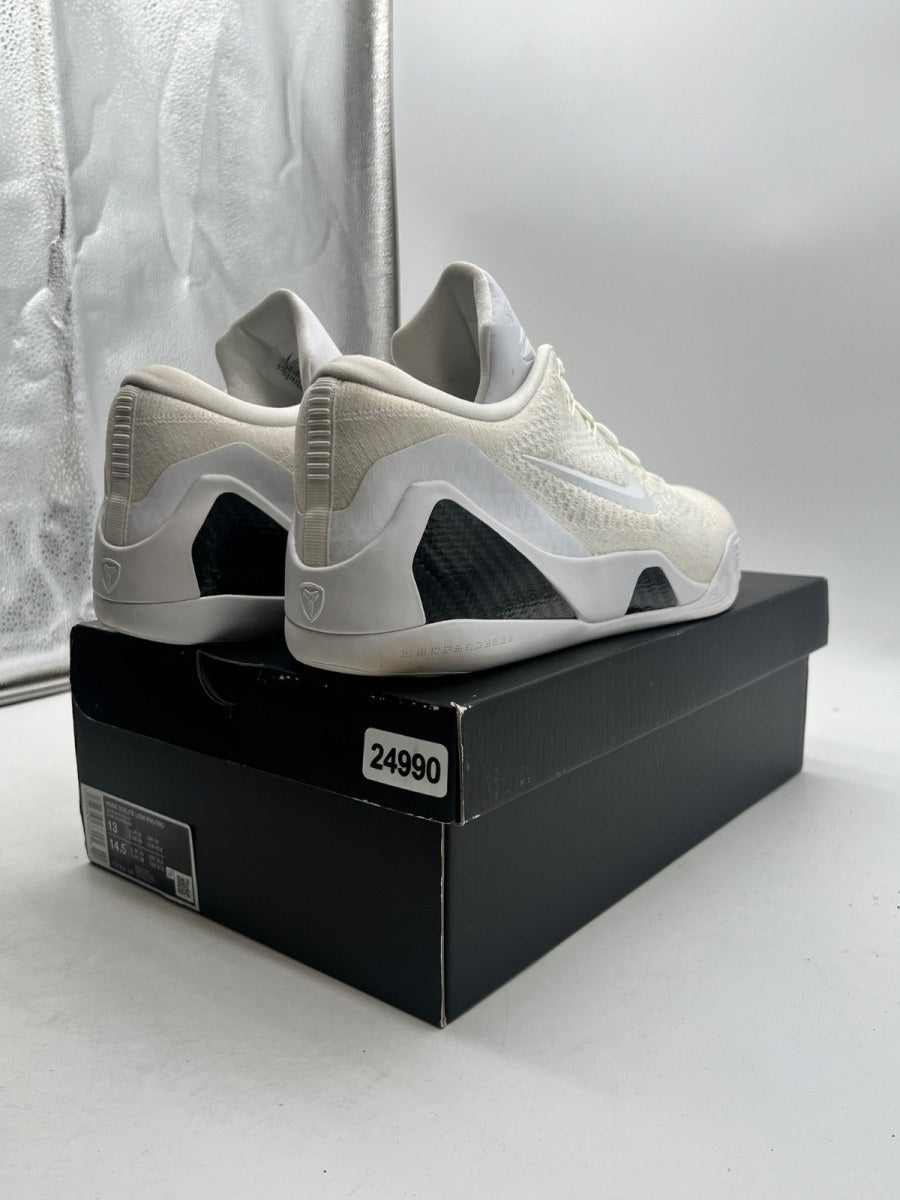 Nike Kobe 9 Elite Low Protro Halo 13 (Lightly Worn Pre-Owned)NikeWhite/White/White - Image 4