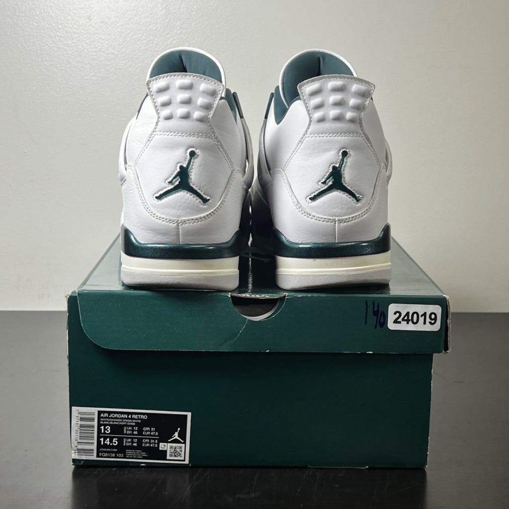 Jordan 4 Retro Oxidized Green 13 (Moderately Worn Pre-Owned)JordanWhite/Oxidized Green/White/Neutral Grey - Image 5