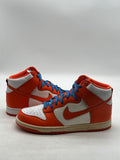 Nike Dunk High White Orange Blaze Varsity Blue 10.5 (Lightly Worn Pre-Owned) - Image 1