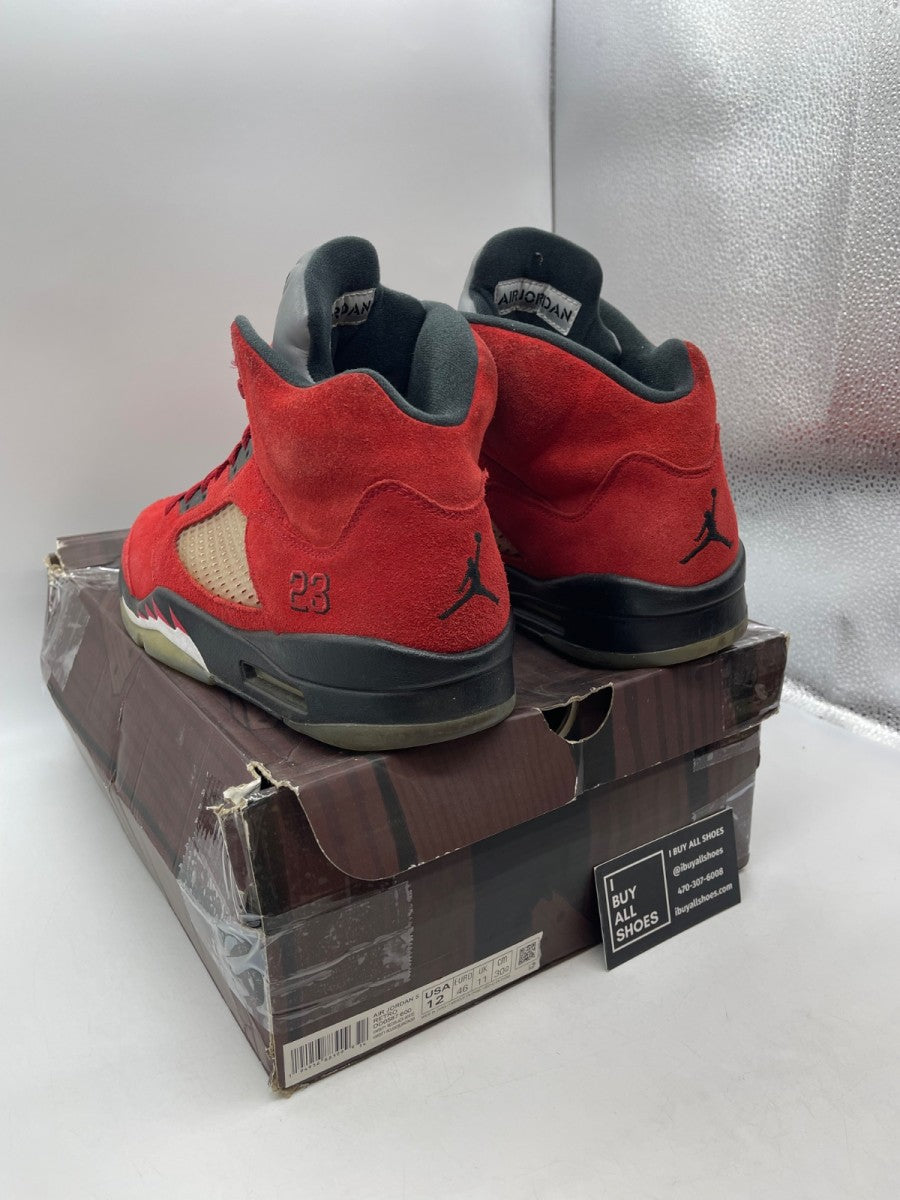 Jordan 5 Retro Raging Bull Red (2021) 12 (Moderately Worn Pre-Owned) - Image 4