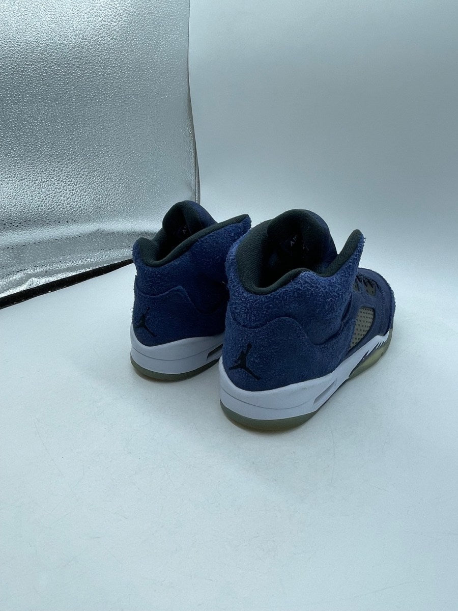 Jordan 5 Retro Georgetown (GS) 7Y (Moderately Worn Pre-Owned)JordanMidnight Navy/Black/Football Grey - Image 5