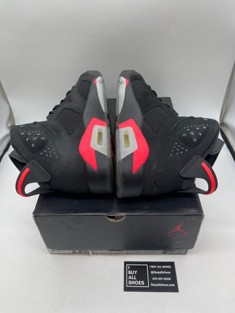 Jordan 6 Retro Infrared Black (2014) 9 (Moderately Worn Pre-Owned) - Image 6