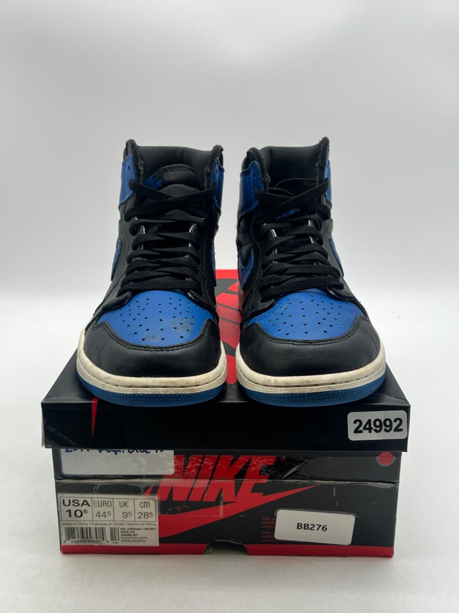 Jordan 1 Retro Royal (2017) 10.5 (Moderately Worn Pre-Owned)JordanBlack/Varsity Royal-White - Image 2