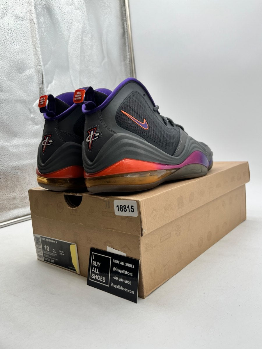 Nike Penny V Phoenix Suns 10 (Lightly Worn Pre-Owned) - Image 5