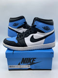 Jordan 1 Retro High OG UNC Toe 12 (Moderately Worn Pre-Owned) - Image 1