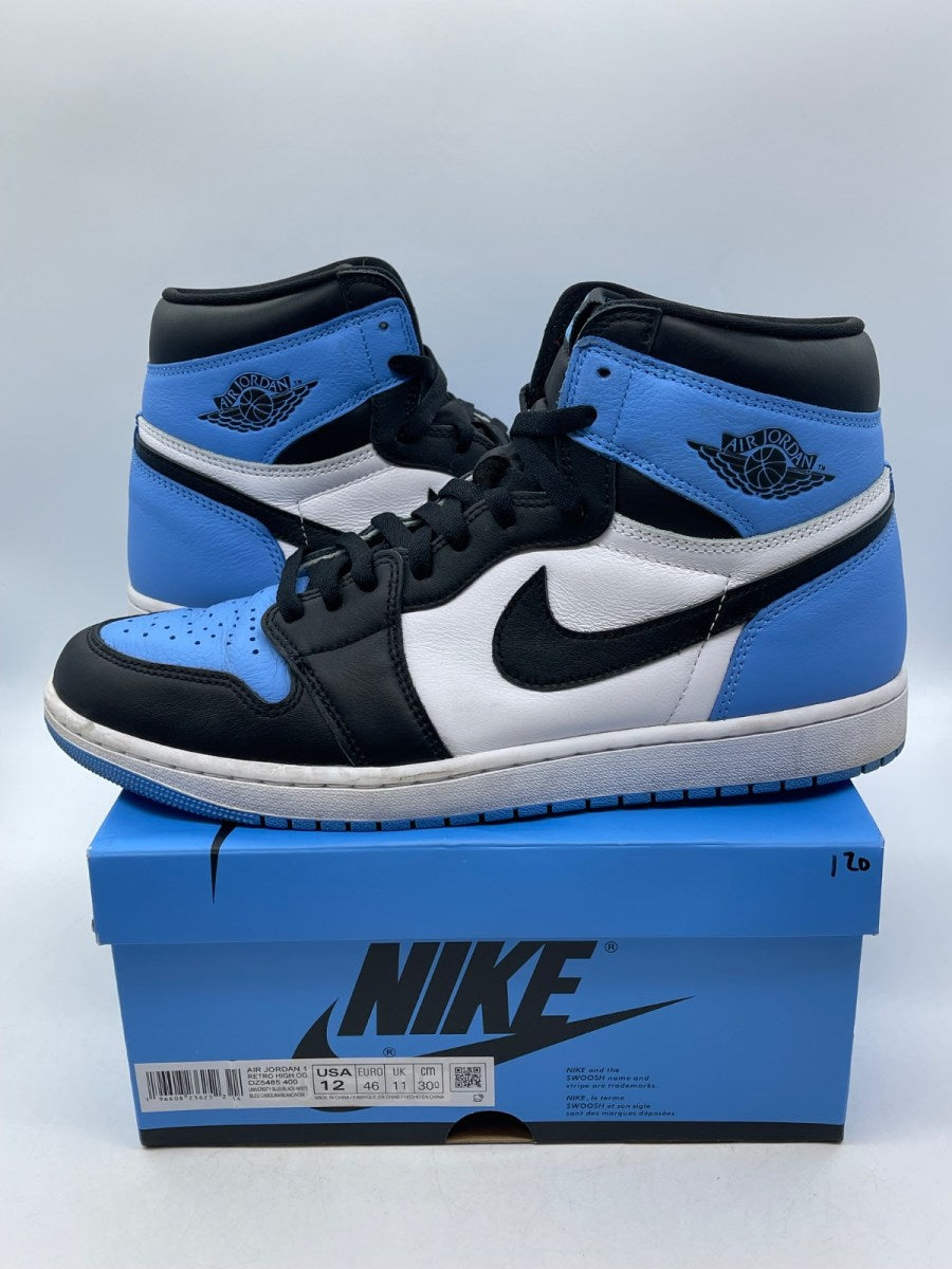 Jordan 1 Retro High OG UNC Toe 12 (Moderately Worn Pre-Owned) - Image 1