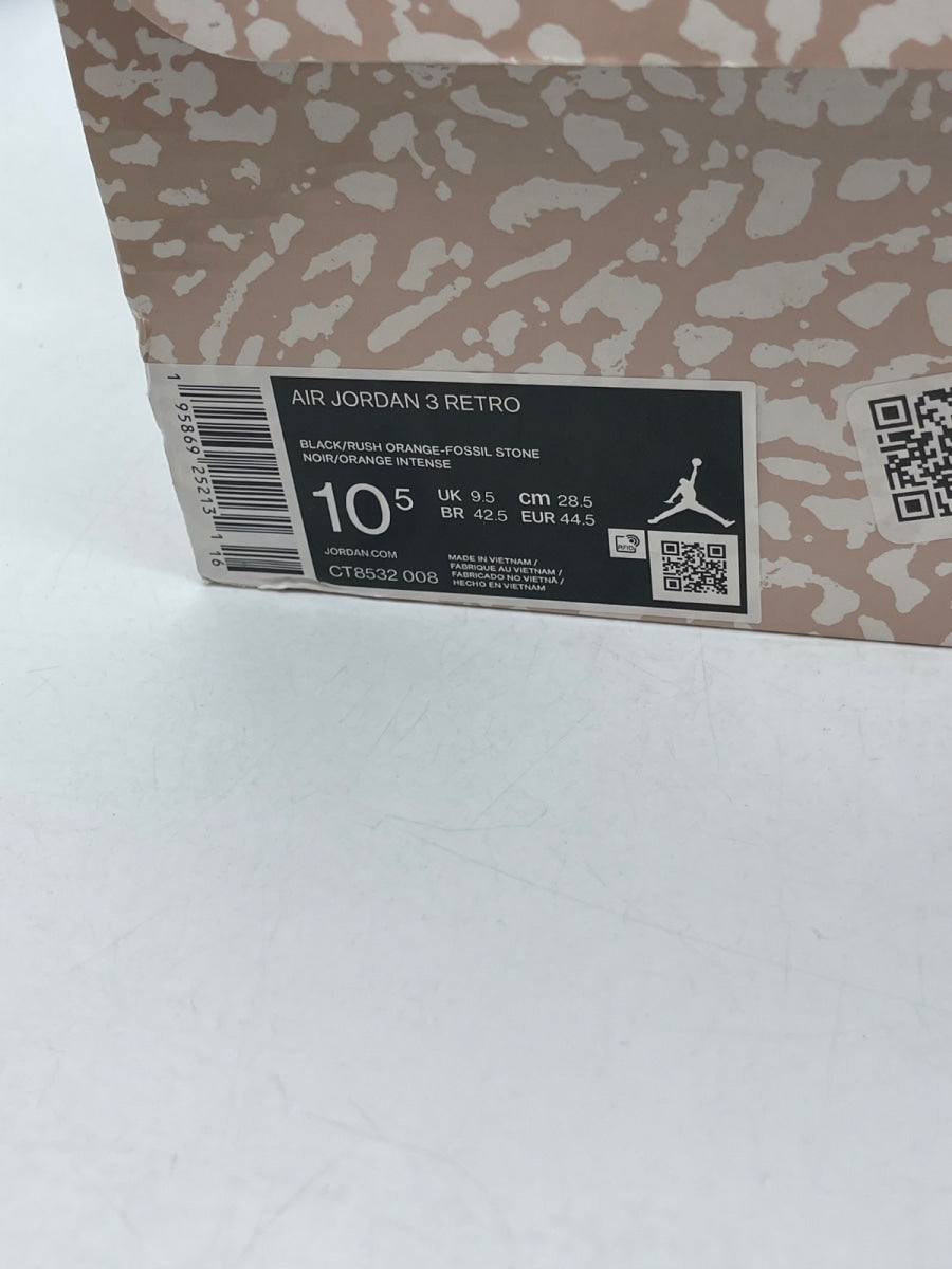 Jordan 3 Retro Desert Elephant 10.5 (Moderately Worn Pre-Owned) - Image 9