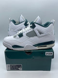 Jordan 4 Retro Oxidized Green 10 (Moderately Worn Pre-Owned) - Image 1