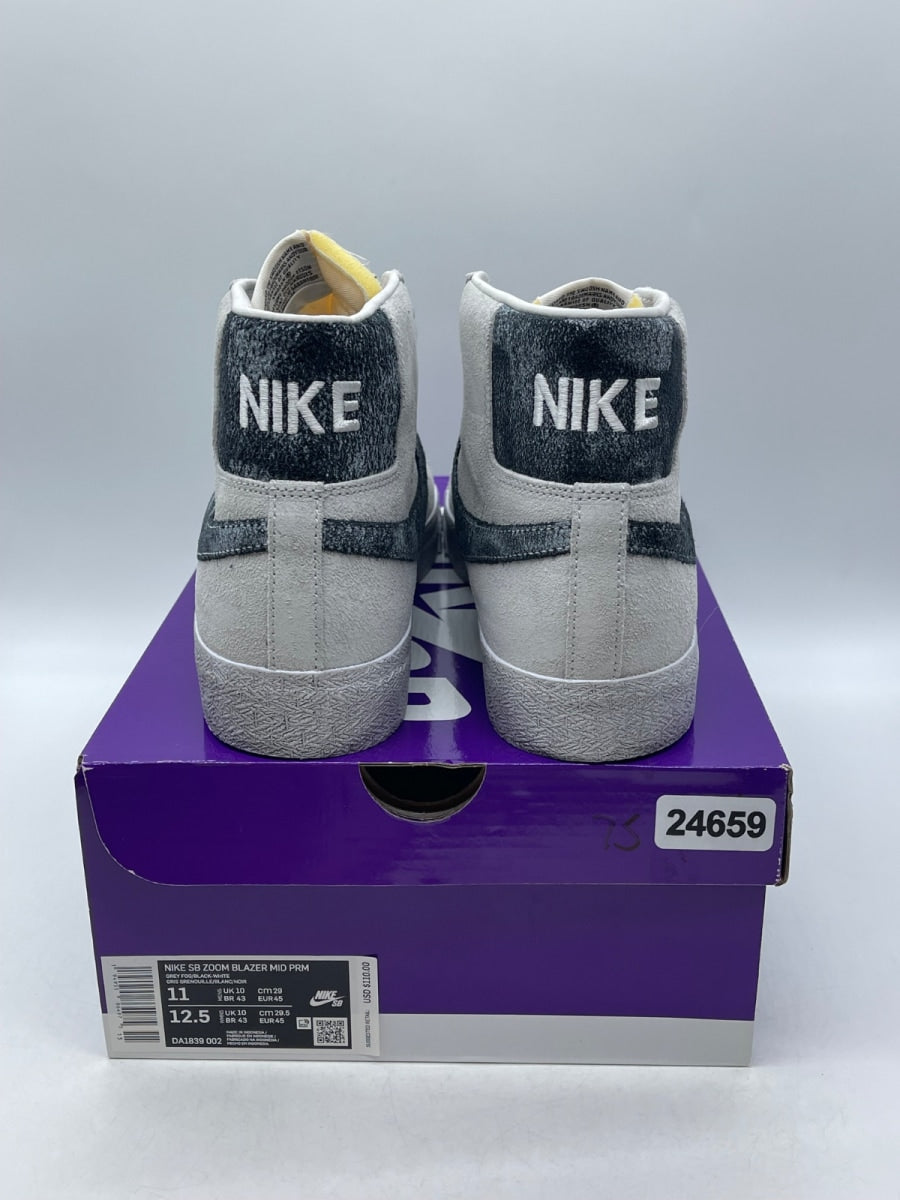 Nike SB Blazer Mid Faded Sail Black 11 (Moderately Worn Pre-Owned)NikeSail/Black - Image 3