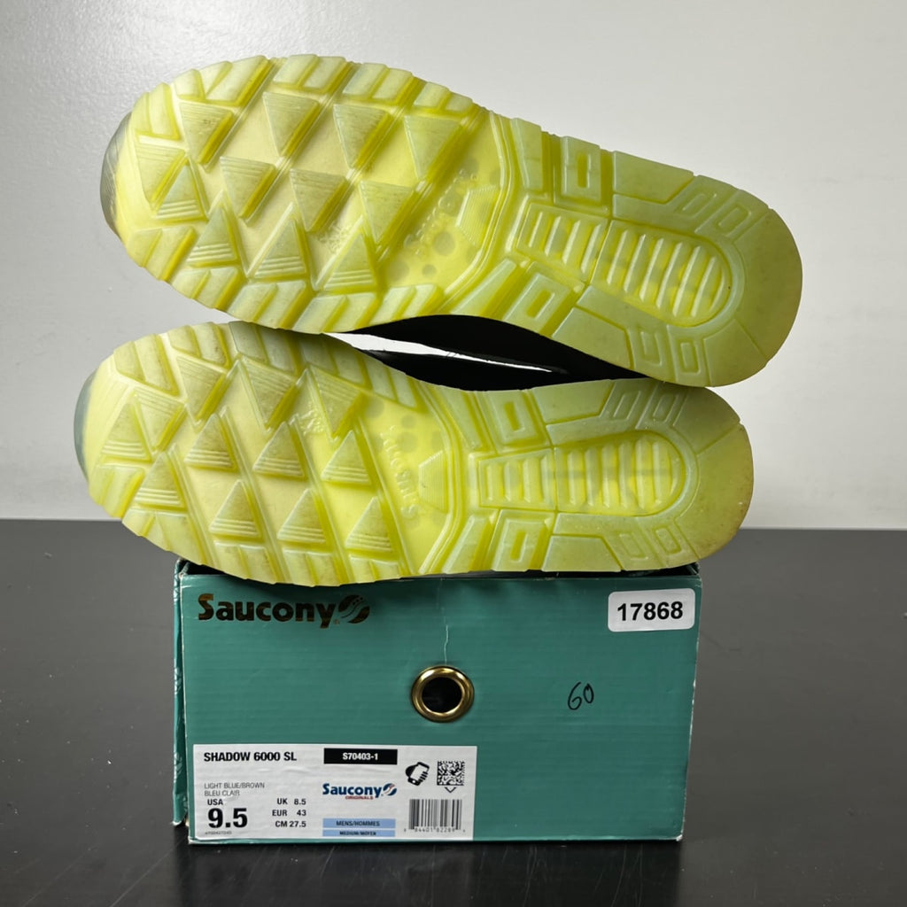 Saucony Shadow 6000 Oktoberfest (2018) 9.5 (Lightly Worn Pre-Owned)SauconyLight Blue/Brown - Image 5