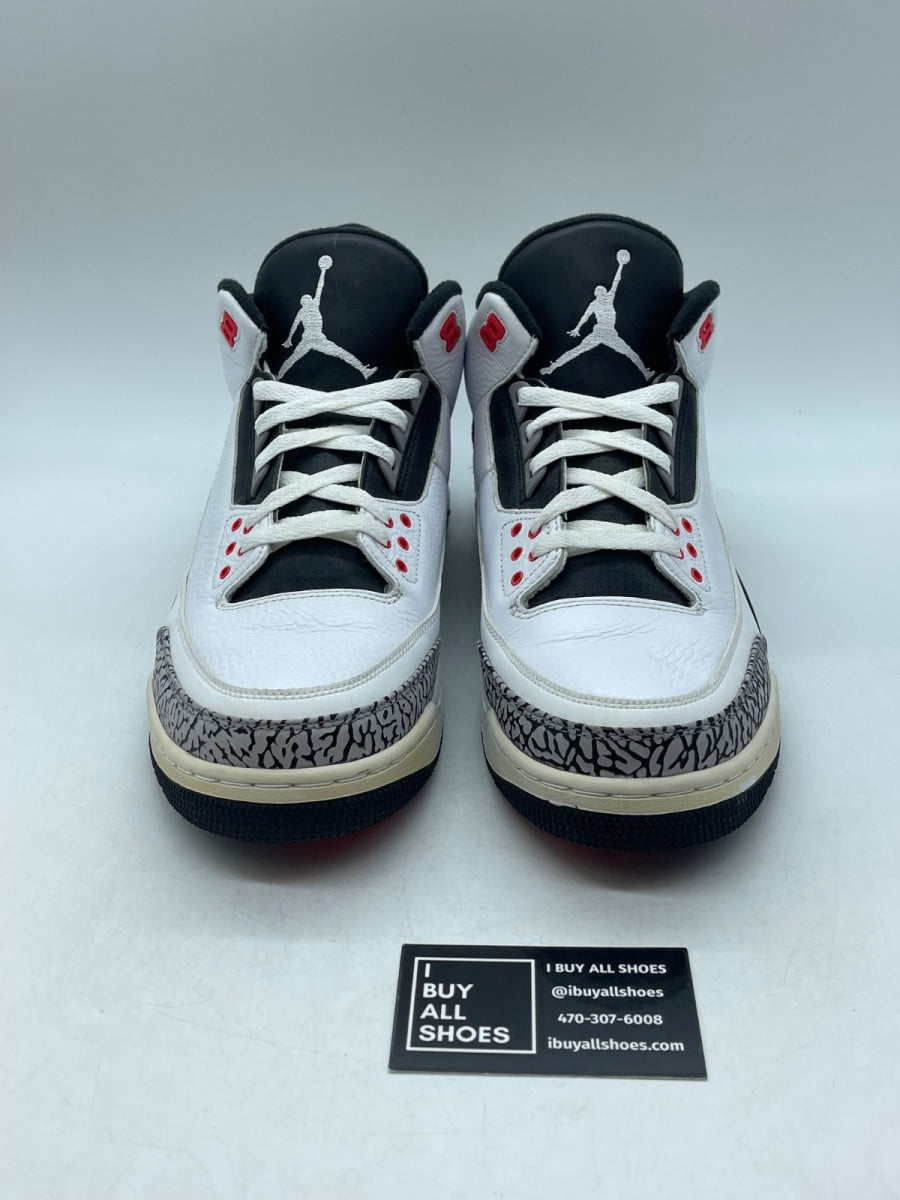 Jordan 3 Retro Infrared 23 13 (Moderately Worn Pre-Owned) - Image 2