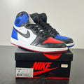 Jordan 1 Retro Top 3 8 (Lightly Worn Pre-Owned)JordanBlack/Varsity Red-Varsity Royal - Image 1