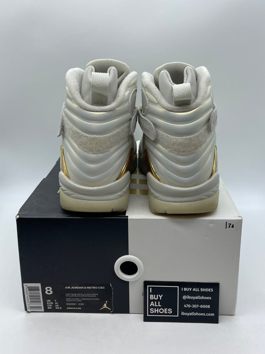 Jordan 8 Retro Champagne 8 (Moderately Worn Pre-Owned) - Image 3