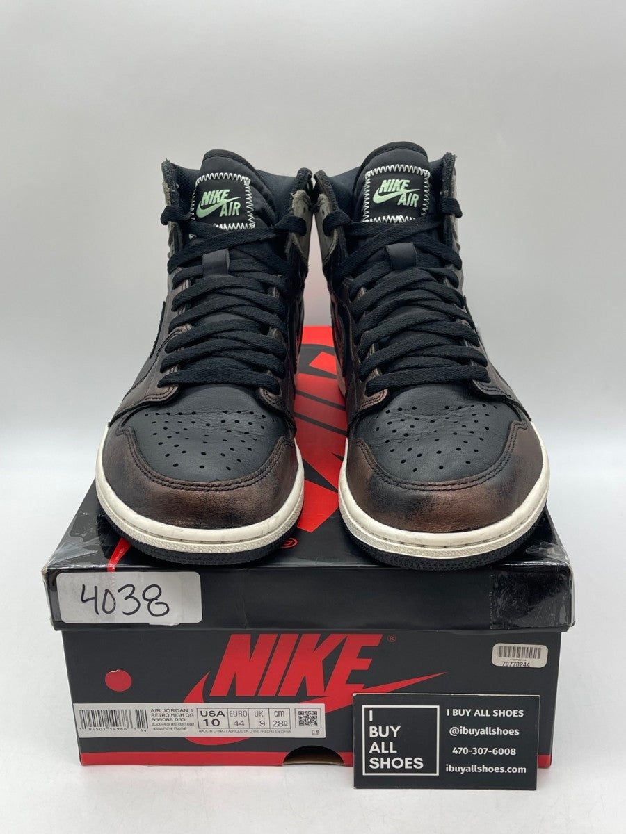 Jordan 1 Retro High Light Army Rust Shadow Patina 10 (Moderately Worn Pre-Owned) - Image 2
