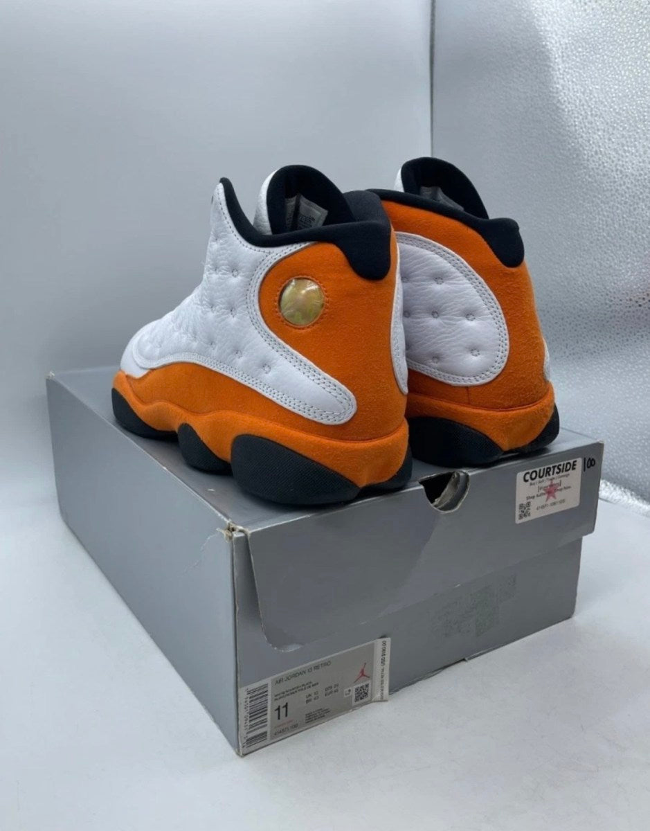 Jordan 13 Retro Starfish 11 (Lightly Worn Pre-Owned)JordanWhite/White-Starfish-Black - Image 6