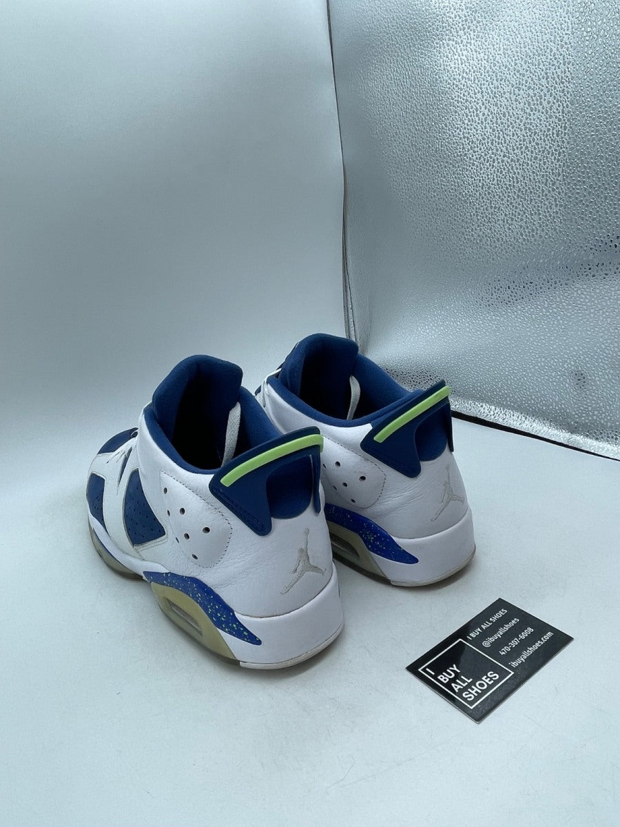 Jordan 6 Retro Low Ghost Green 13 (Heavily Worn Pre-Owned) - Image 4