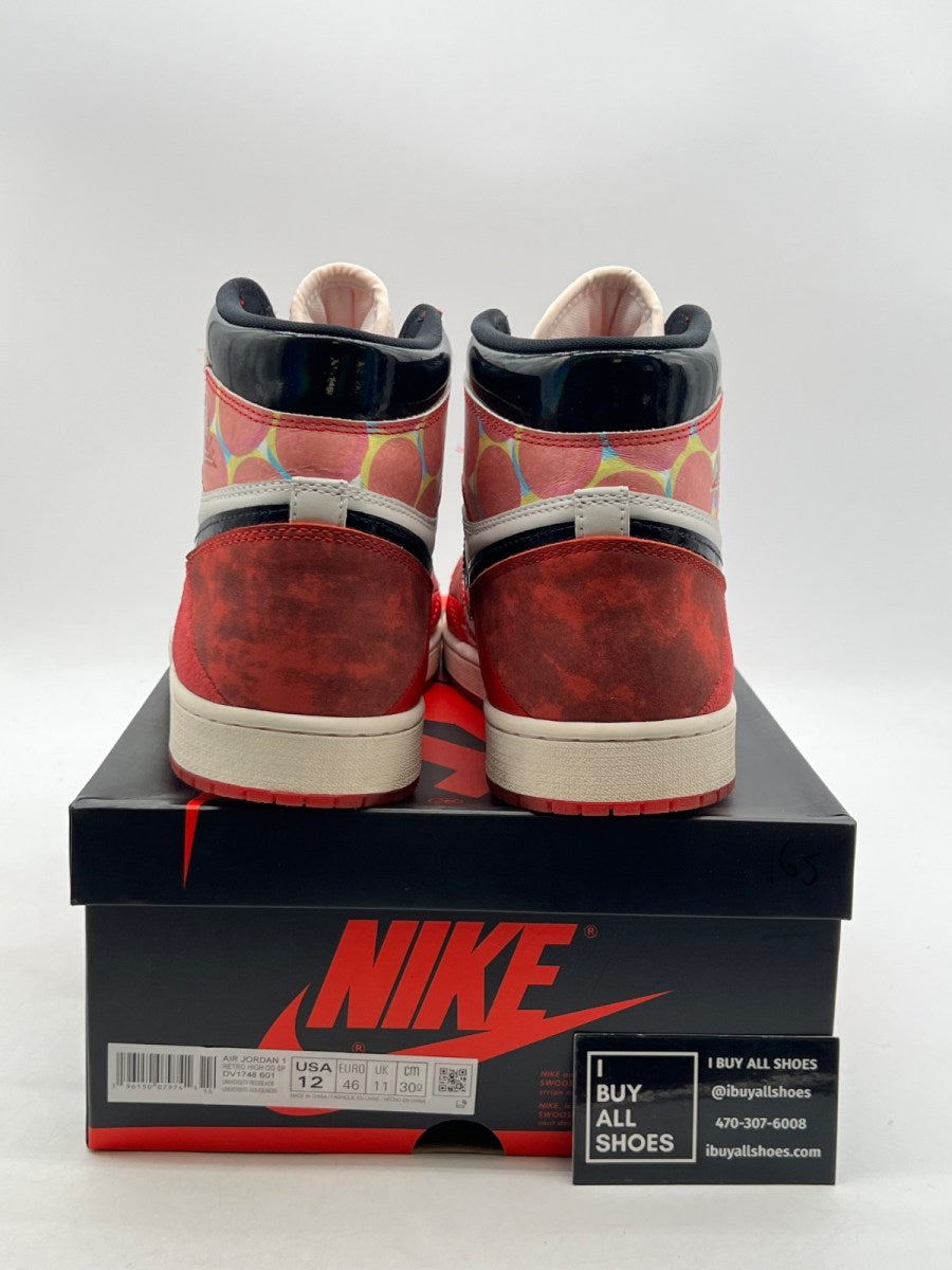Jordan 1 Retro High OG Spider-Man Across the Spider-Verse 12 (Lightly Worn Pre-Owned) - Image 3