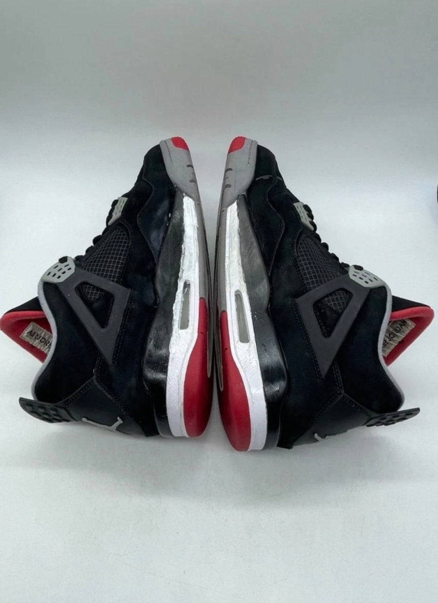 Jordan 4 Retro Black Cement (2012) 14 (Moderately Worn Pre-Owned)JordanBlack/Fire Red-Cement Grey - Image 6