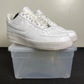 Nike Air Force 1 Low '07 White 9 (Moderately Worn Pre-Owned)NikeWhite/White - Image 1